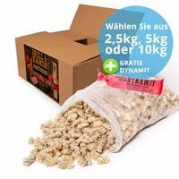 Grillparty - 2,5 kg Grill-Anzünder aus Bio Holz-Wolle