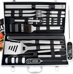 Romanticist 28 teiliger Grillkoffer mit Grillmatte