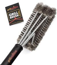 Grillparty - Grillaholics Grillbürste aus Stahl