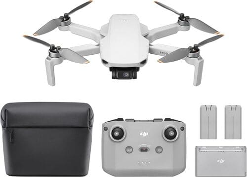 Drohne fliegen lernen mit der DJI Mini 2 Fly More Combo.