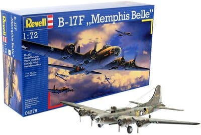 Revell Modellbausatz für Erwachsene B-17F Memphis Belle im Maßstab 1:72