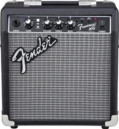 E-Gitarre lernen mit einem Verstärker von Fender.