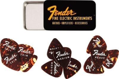 E-Gitarre lernen mit dem Plektren Set von Fender