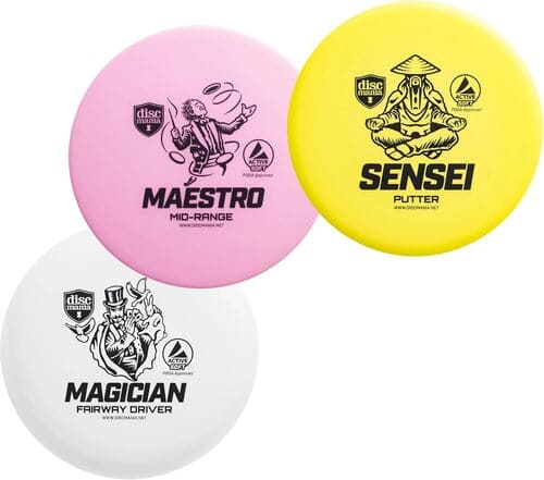 Frisbee spielen mit dem Discmania Active Soft Disc Golf Set